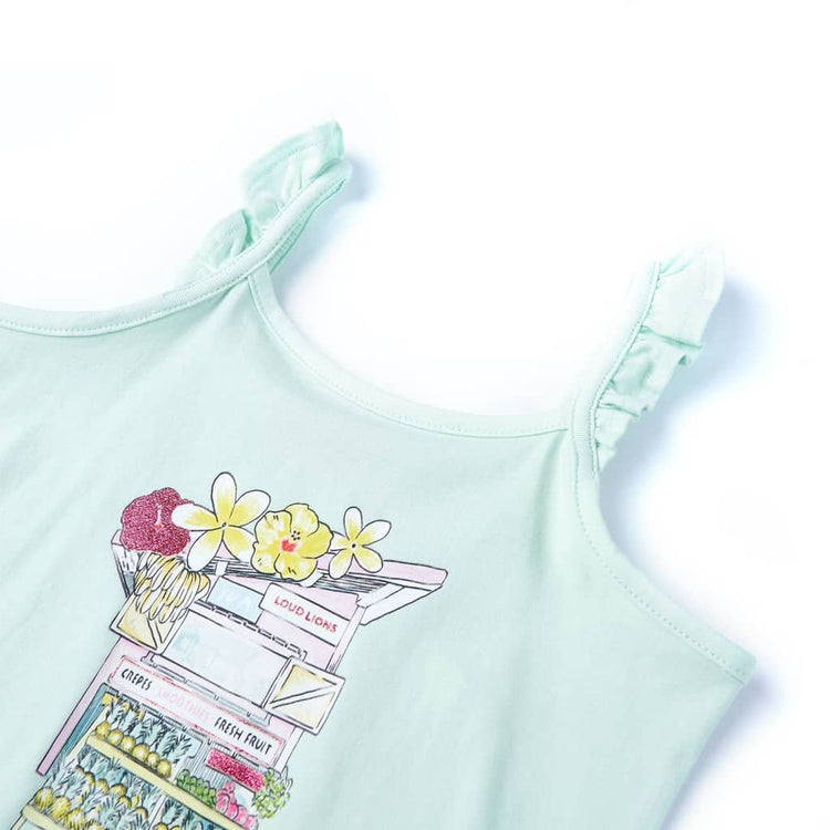 VidaXL Kindertopje 104 lichtmintkleurig