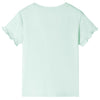 Vidaxl kindershirt 128 lichtmint