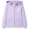 Vidaxl kindervest met capuchon 92 lila