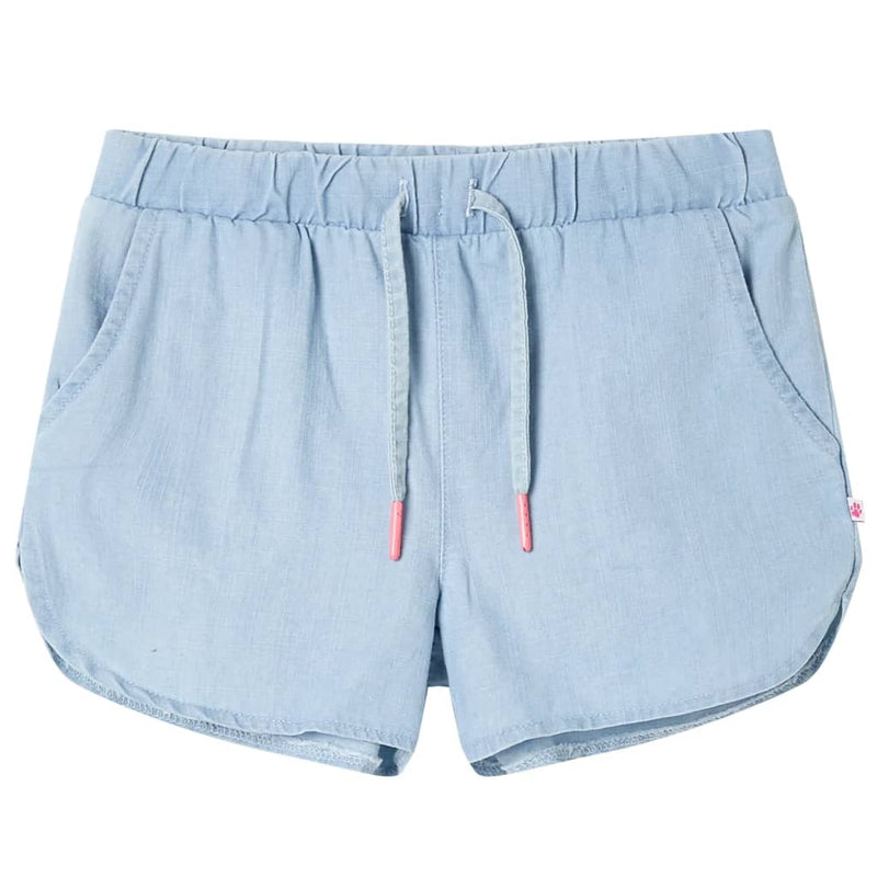 Vidaxl kindershorts 140 zachtdenimblauw