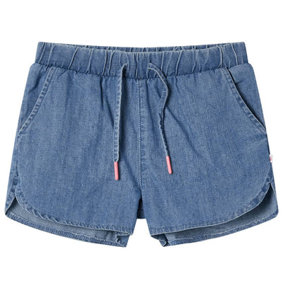 VidaXL Kindershorts 92 denimblauw