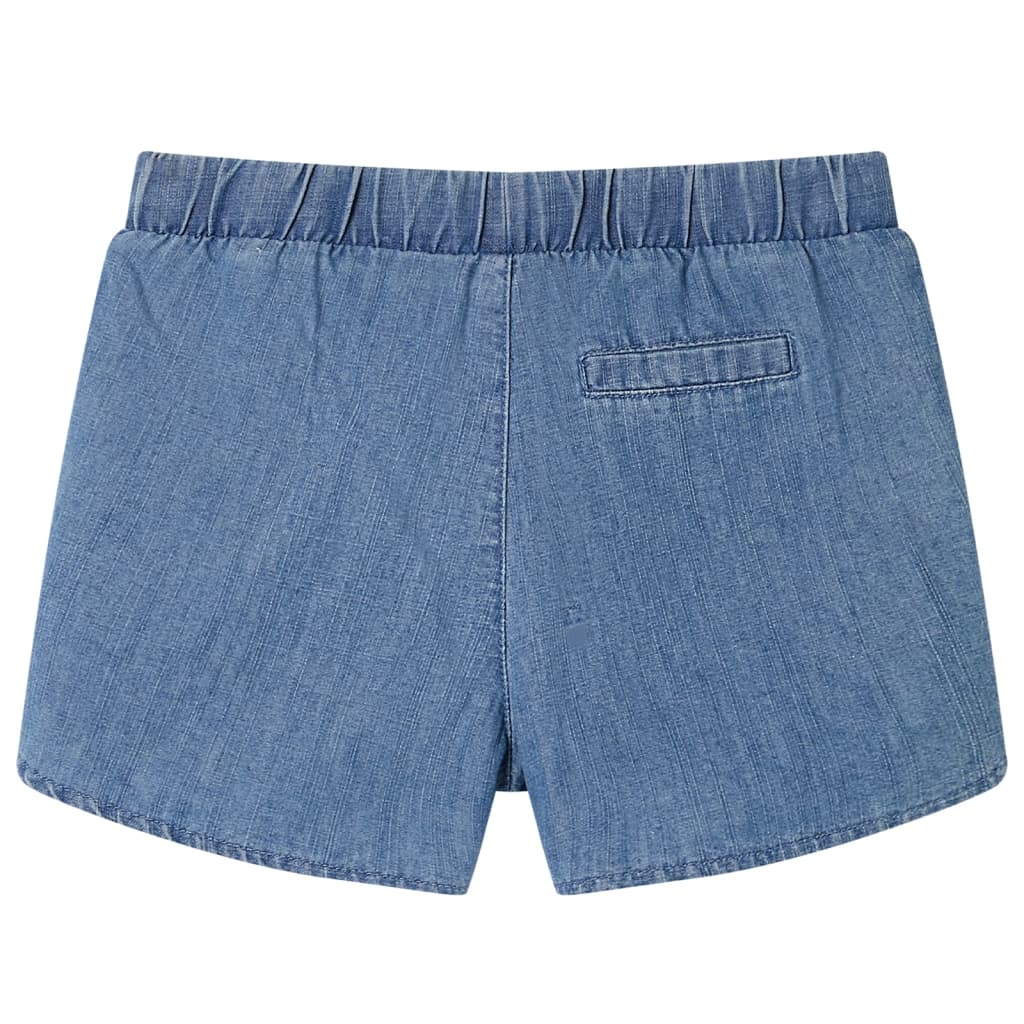 VidaXL Kindershorts 104 denimblauw