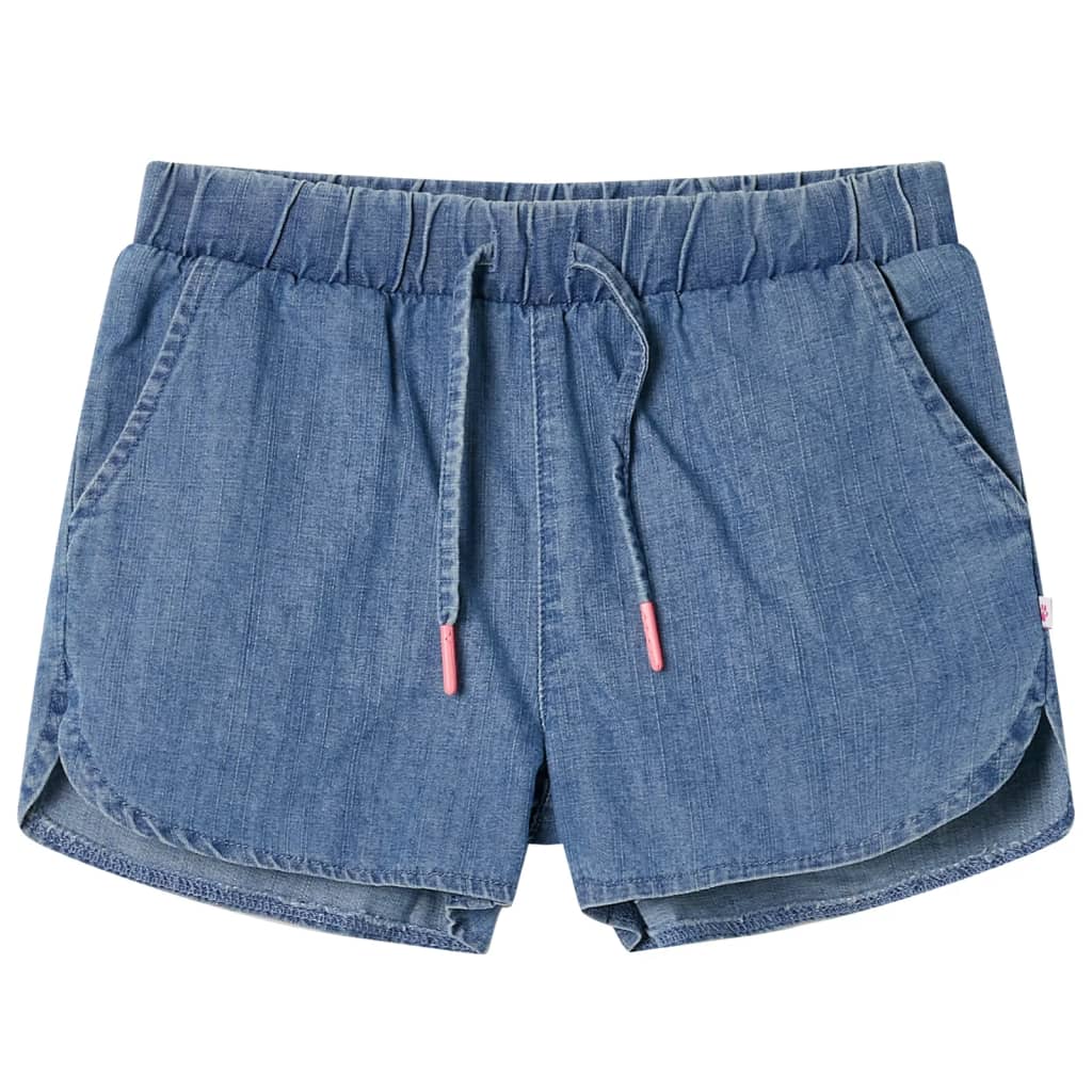Vidaxl kindershorts 116 denimblauw