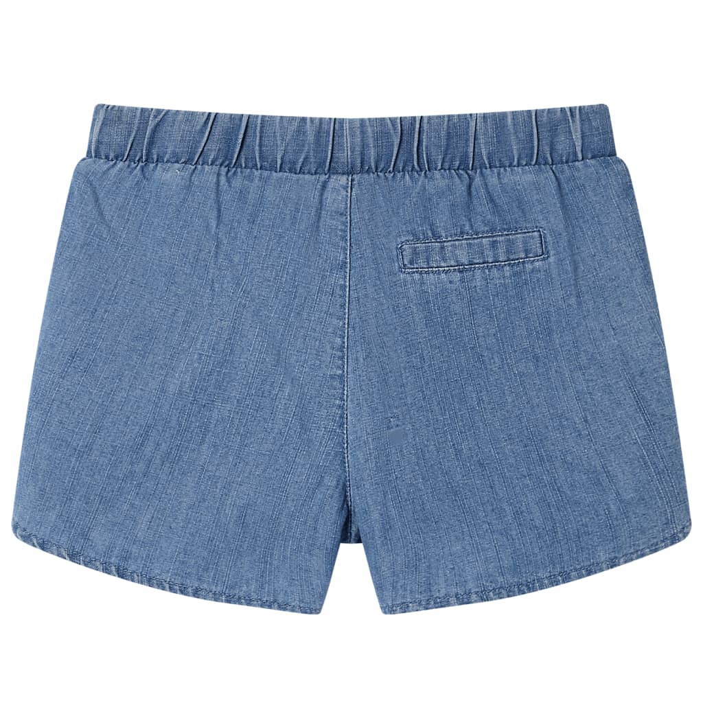 Vidaxl kindershorts 140 denimblauw