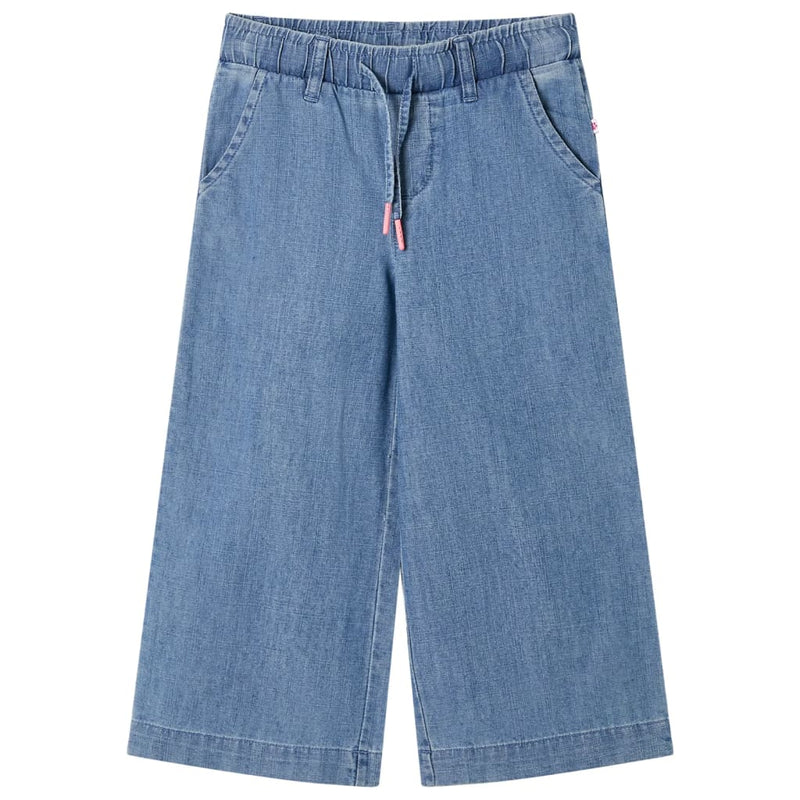 Vidaxl kinderbroek 92 denimblauw