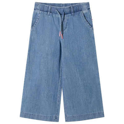 VidaXL Kinderbroek 104 denimblauw