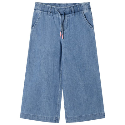 VidaXL Kinderbroek 116 denimblauw