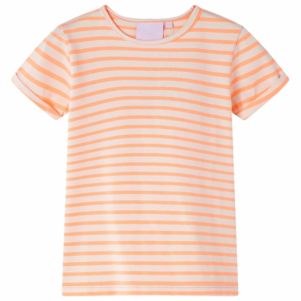 VidaXL Kindershirt 92 neonoranje