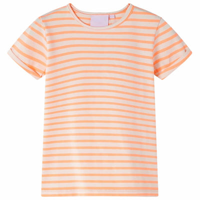 VidaXL Kindershirt 92 neonoranje