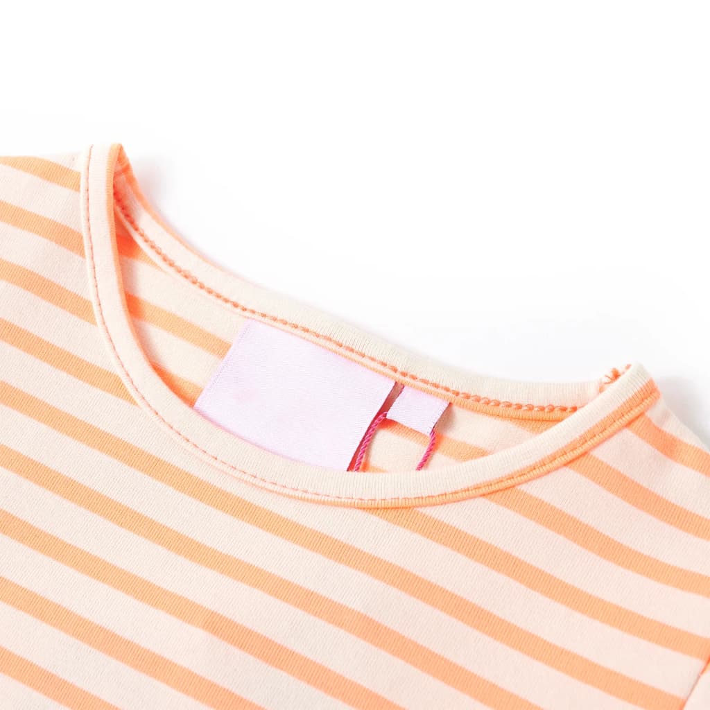 VidaXL Kindershirt 92 neonoranje