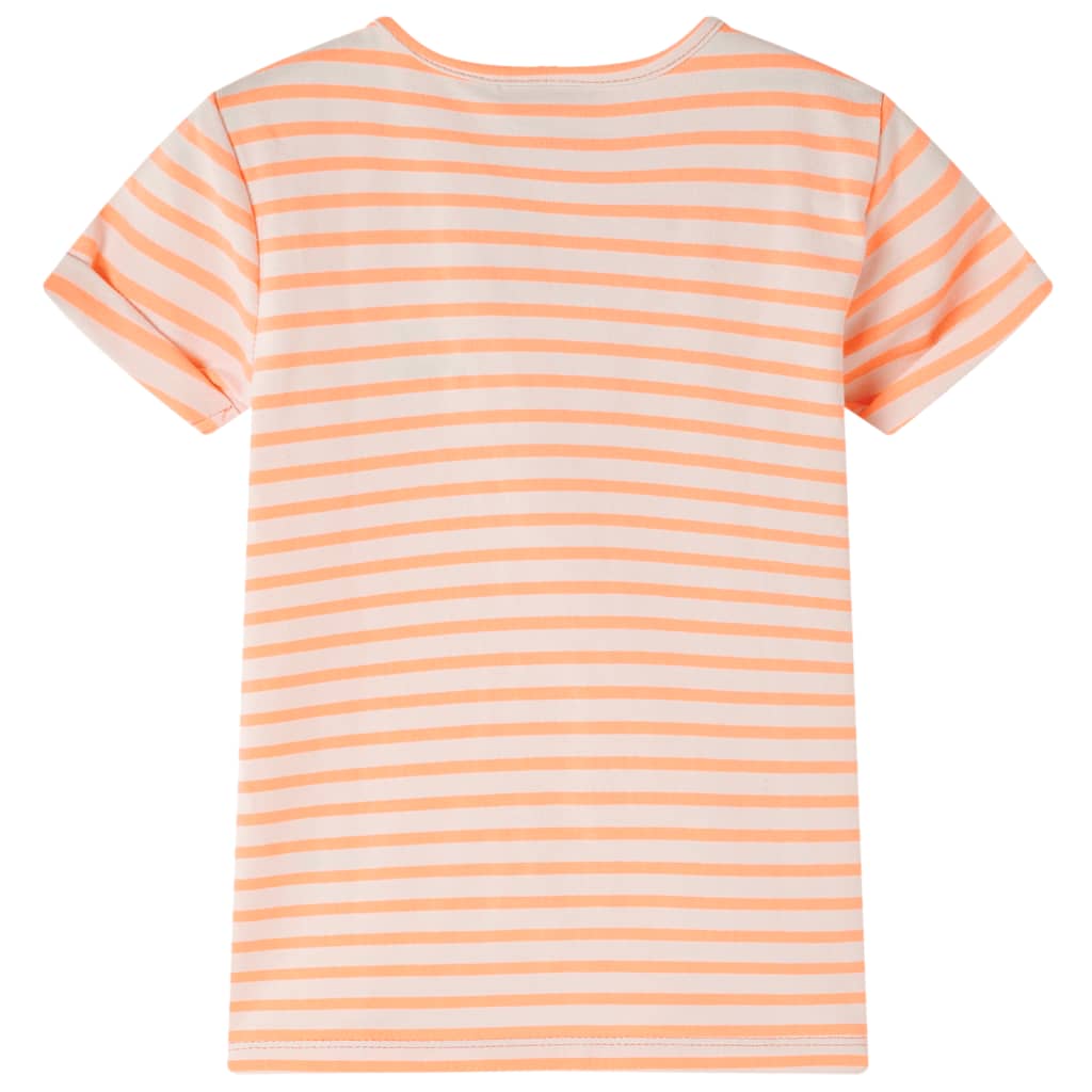 VidaXL Kindershirt 104 neonoranje