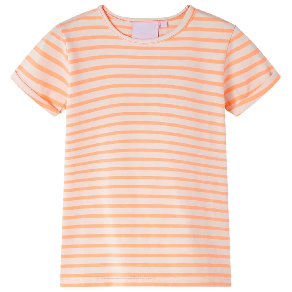 VidaXL Kindershirt 116 neonoranje