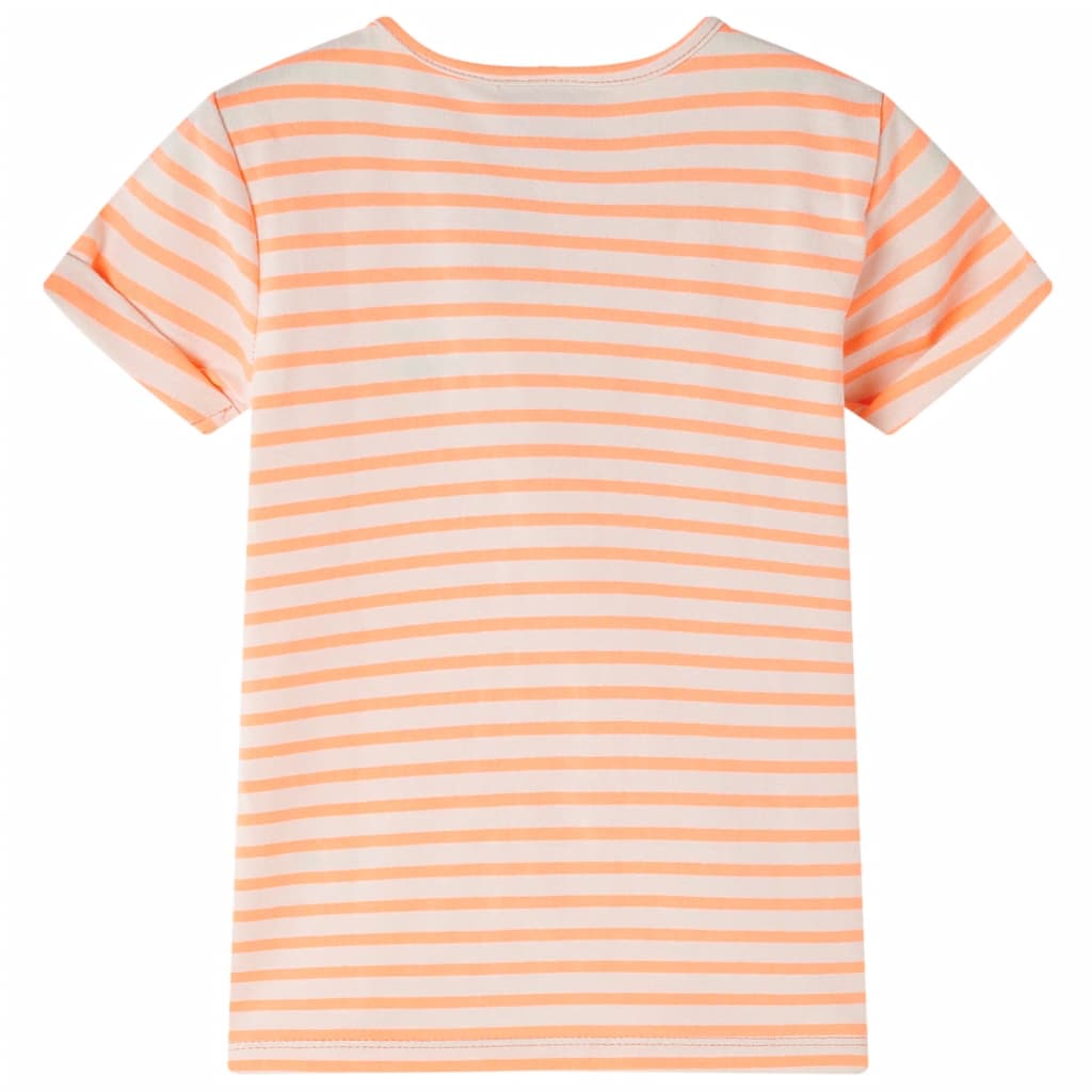 Vidaxl kindershirt 128 neonoranje