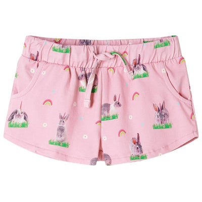 VidaXL Kindershorts met trekkoord 92 lichtroze