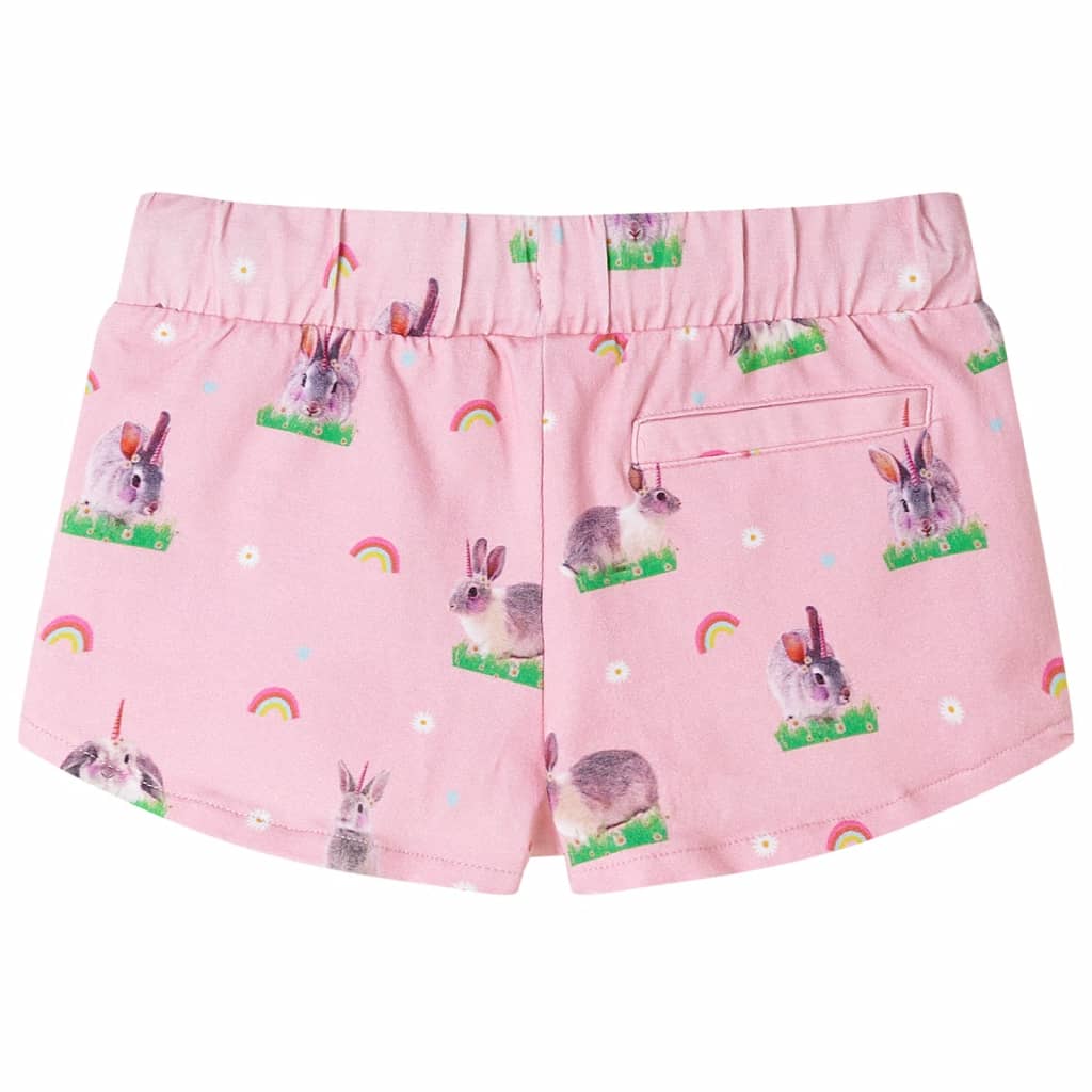 VidaXL Kindershorts met trekkoord 92 lichtroze