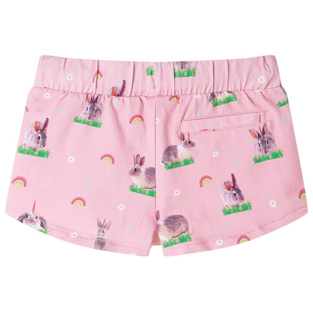 VidaXL Kindershorts met trekkoord 104 lichtroze