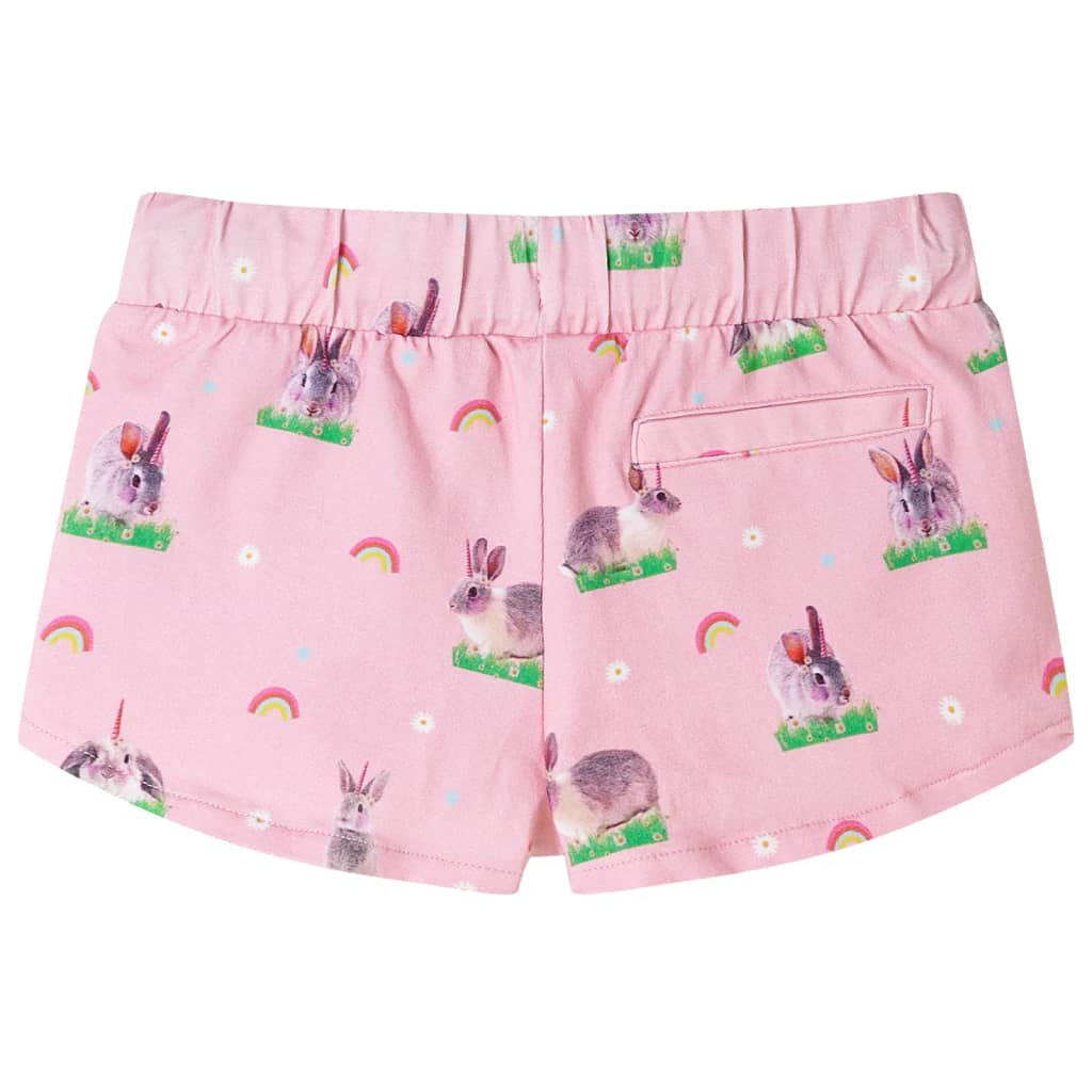 VidaXL Kindershorts met trekkoord 140 lichtroze