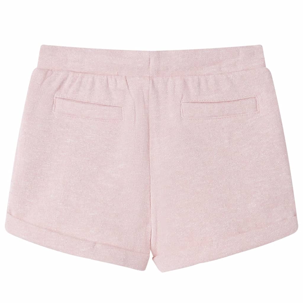 VidaXL Kindershorts met trekkoord 92 gemengd lichtroze