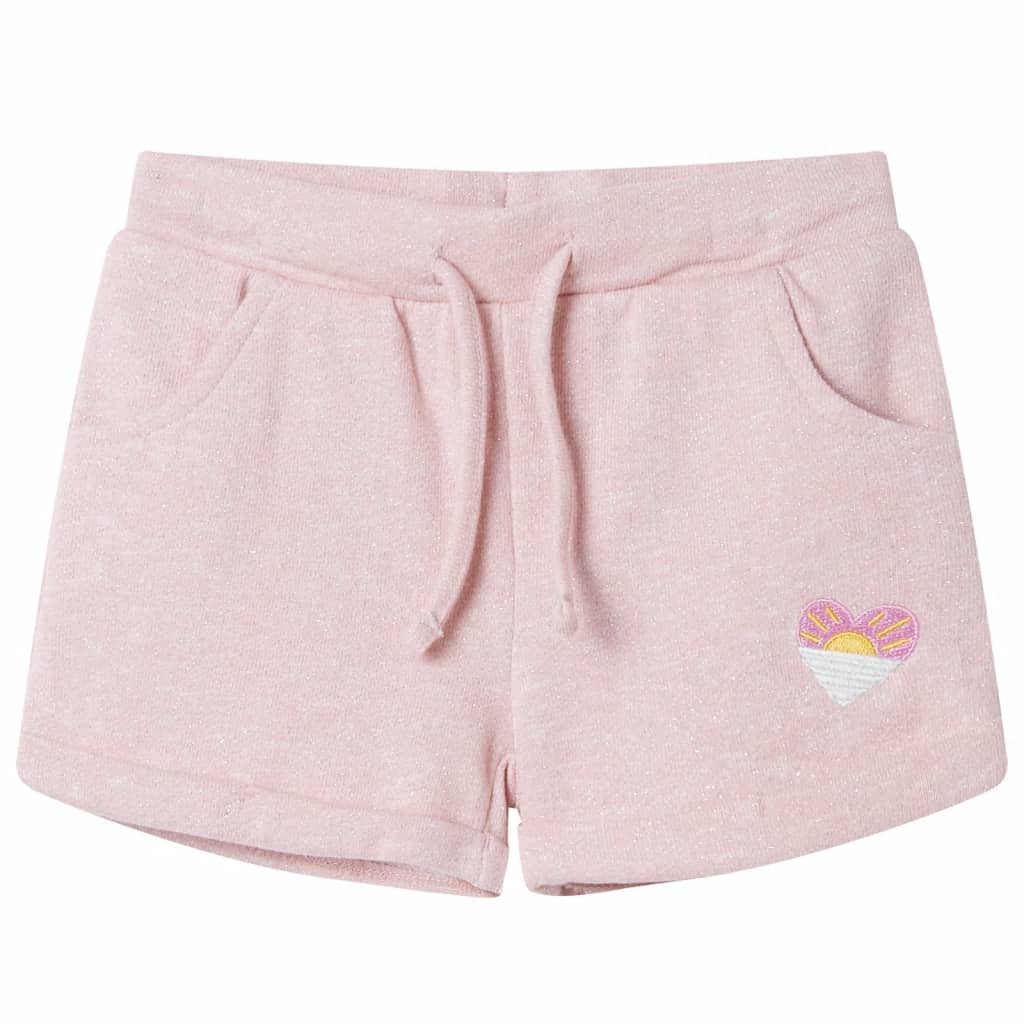 VidaXL Kindershorts met trekkoord 104 gemengd lichtroze