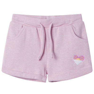 VidaXL Kindershorts met trekkoord 92 gemengd lila