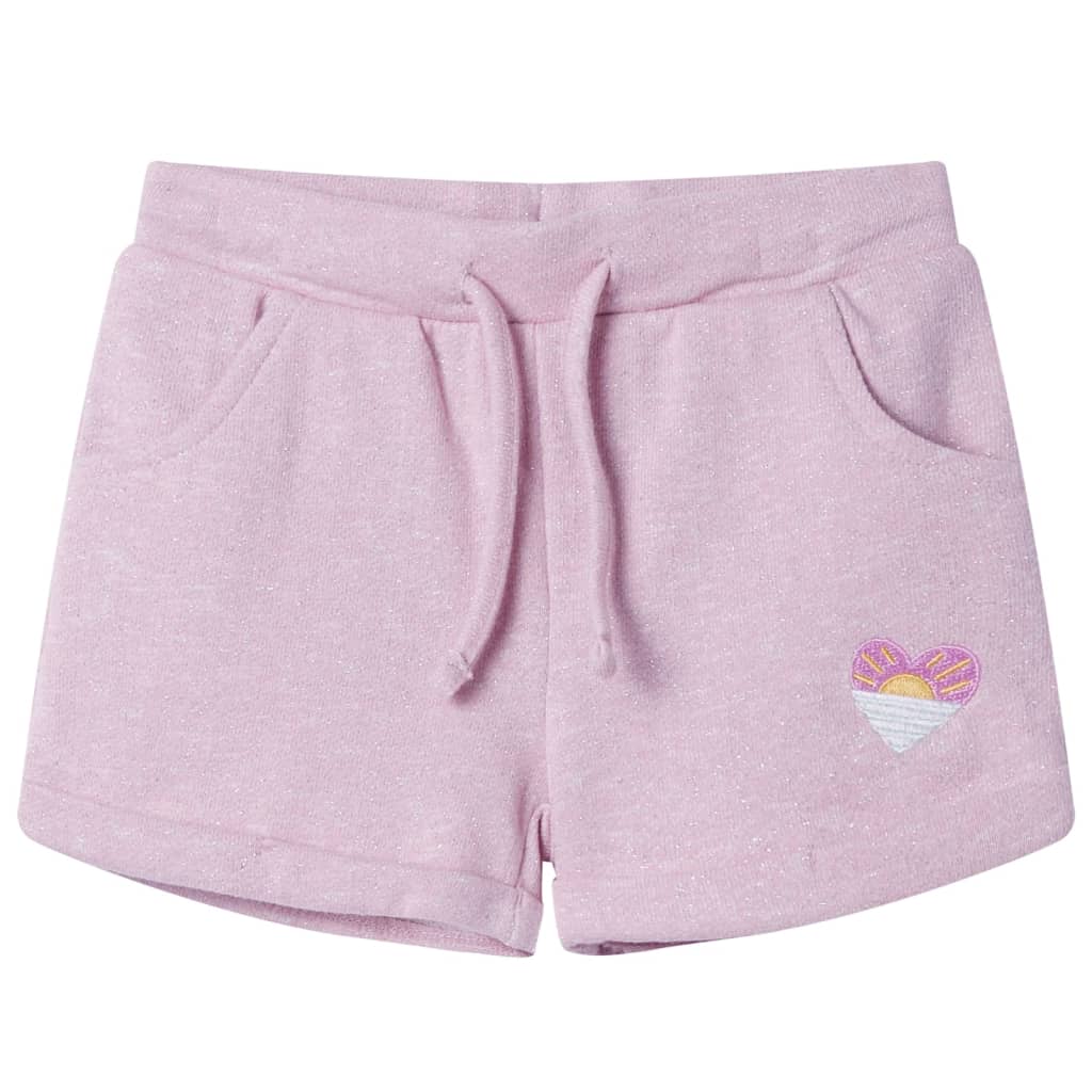 VidaXL Kindershorts met trekkoord 104 gemengd lila