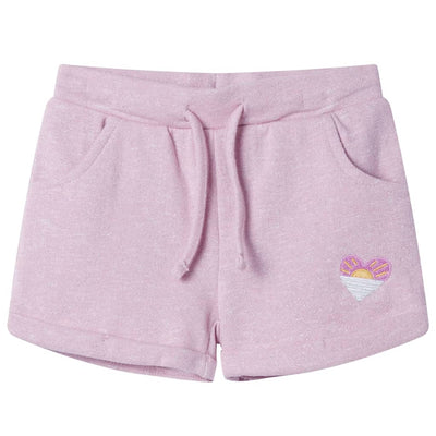 VidaXL Kindershorts met trekkoord 104 gemengd lila