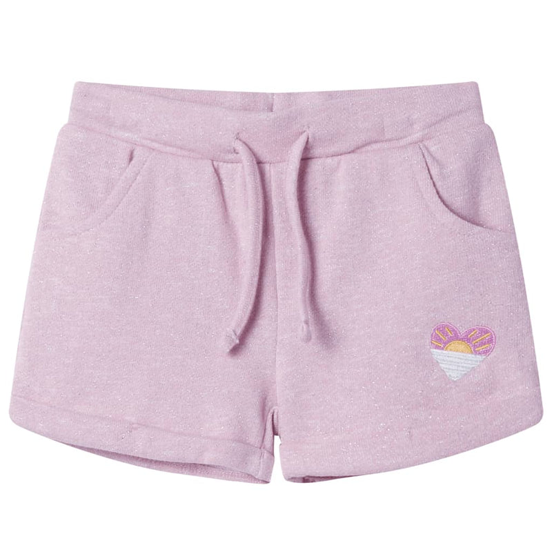 Vidaxl kindershorts met trekkoord 116 gemengd lila