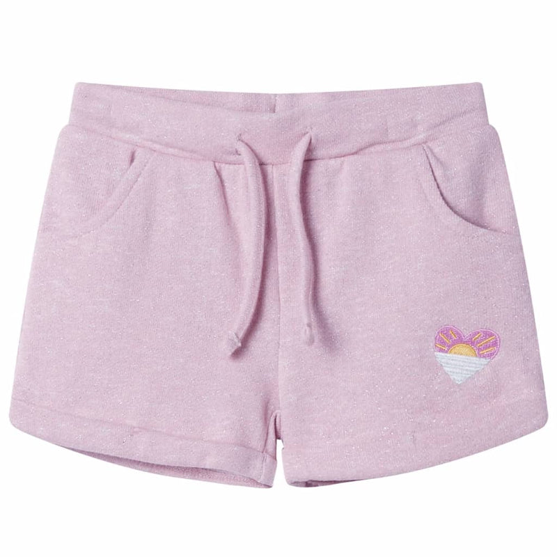 Vidaxl kindershorts met trekkoord 128 gemengd lila