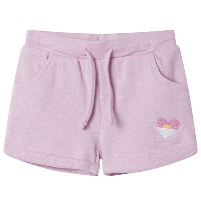 VidaXL Kindershorts met trekkoord 140 gemengd lila