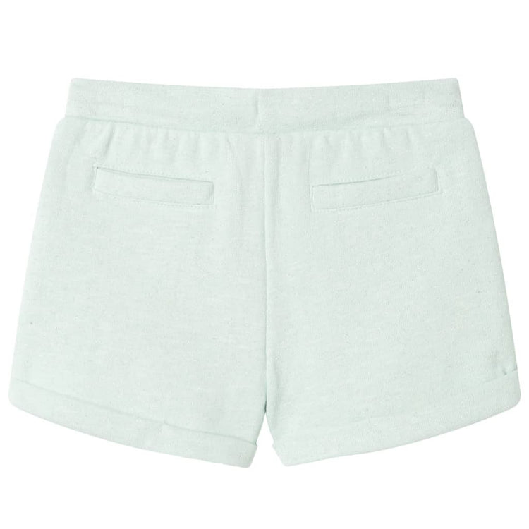 Vidaxl kindershorts met trekkoord 128 gemengd lichtmintkleurig