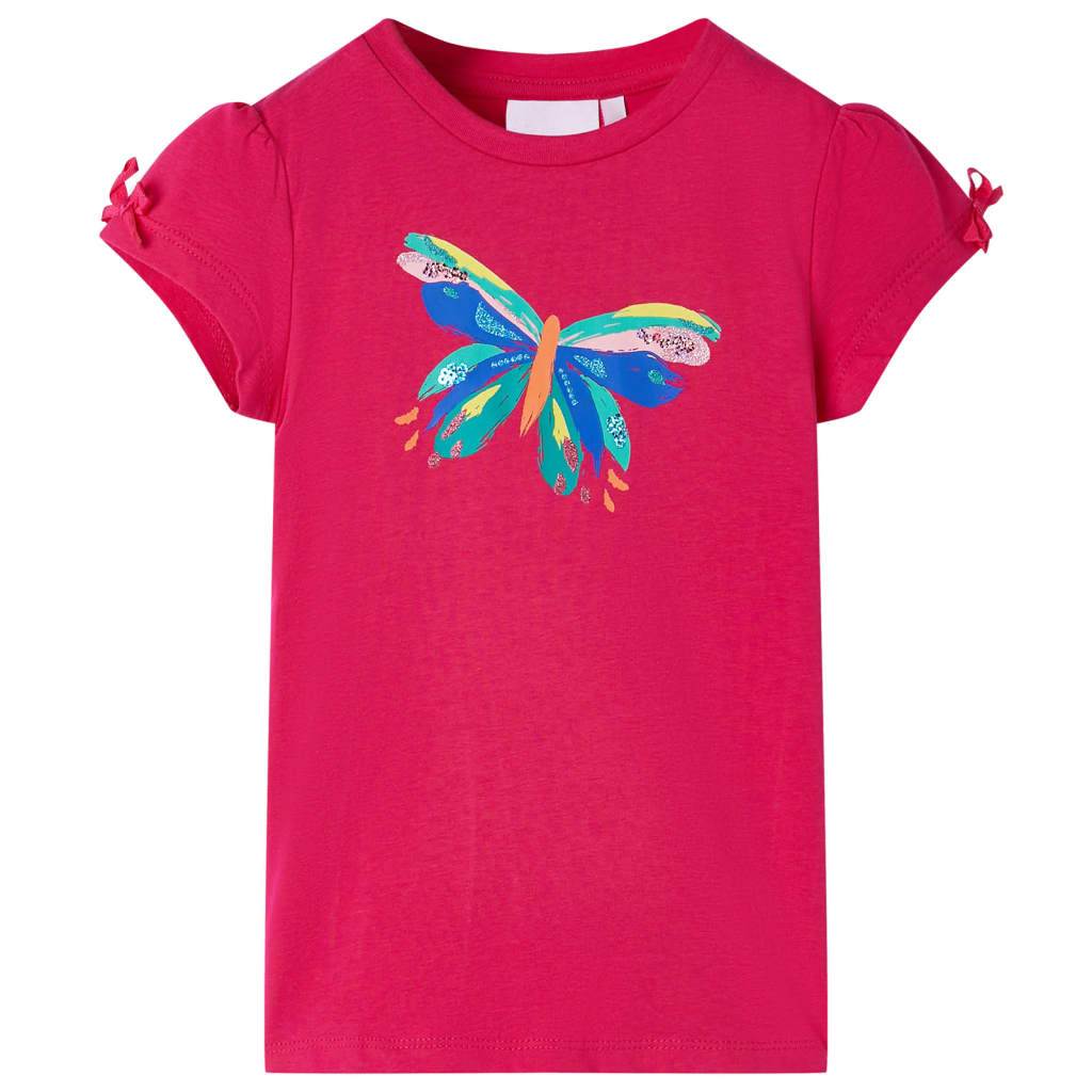 VidaXL Kindershirt 92 felroze