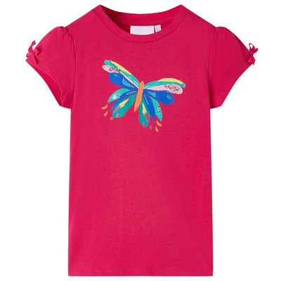 VidaXL Kindershirt 116 felroze