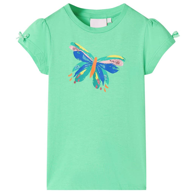 Vidaxl kindershirt 104 lichtgroen