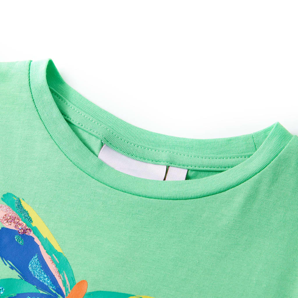Vidaxl kindershirt 104 lichtgroen