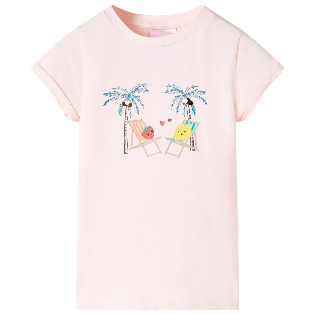 Vidaxl kindershirt 140 zachtroze