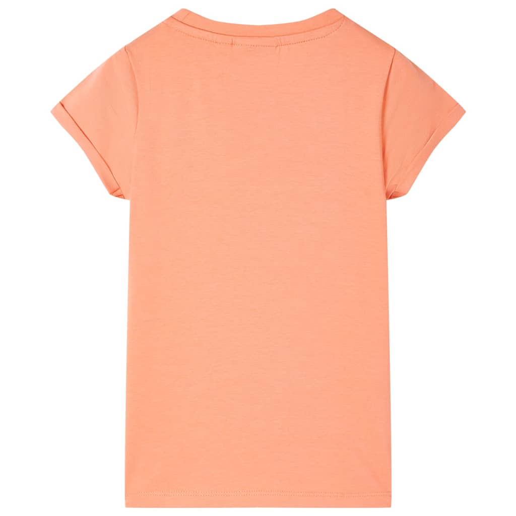 Vidaxl kindershirt 128 perzikkleurig