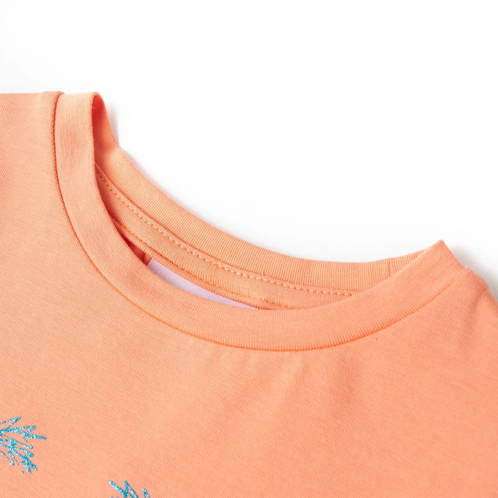 Vidaxl kindershirt 128 perzikkleurig