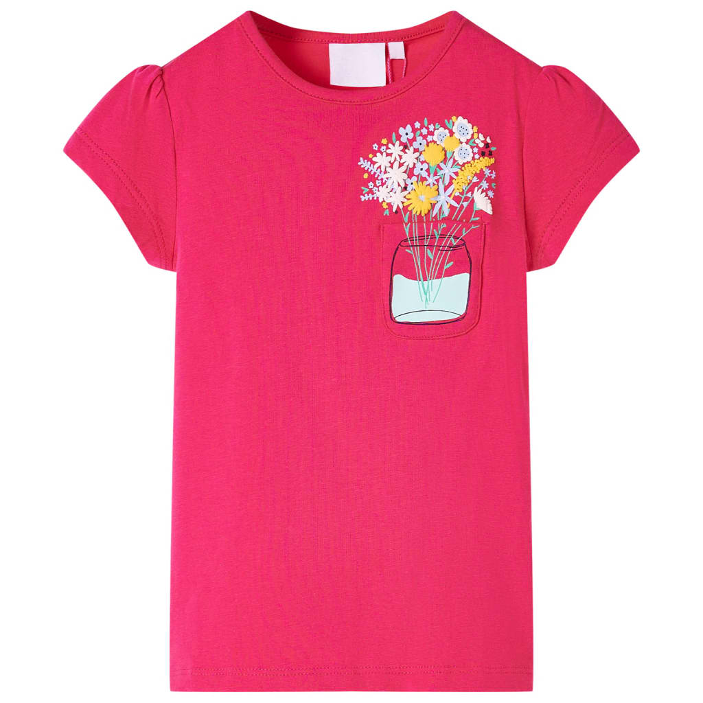 VidaXL Kindershirt 104 felroze