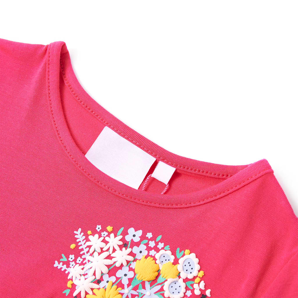 VidaXL Kindershirt 104 felroze