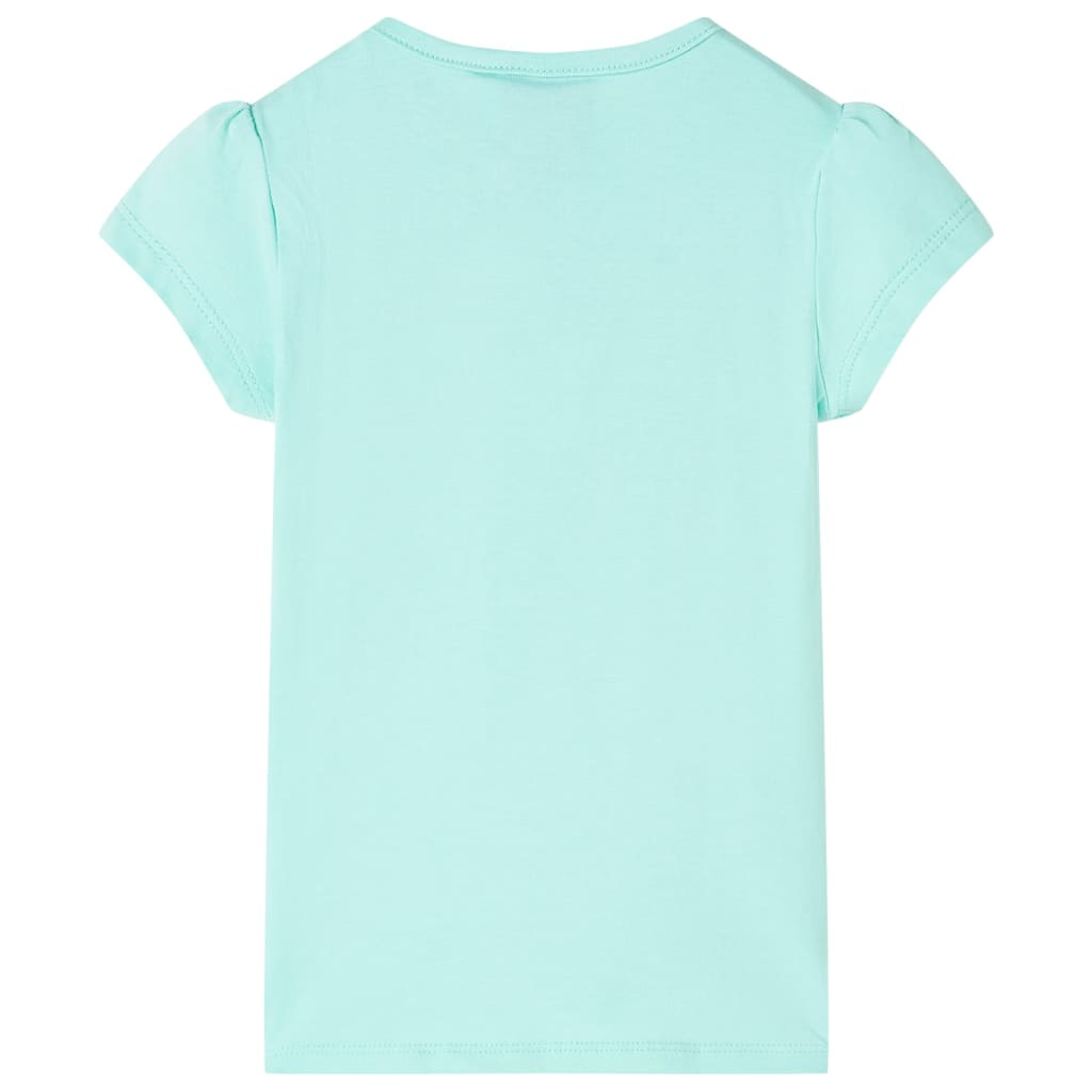 VidaXL Kindershirt 128 lichtmint