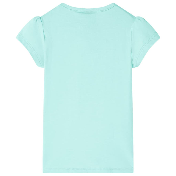 Vidaxl kindershirt 140 lichtmint
