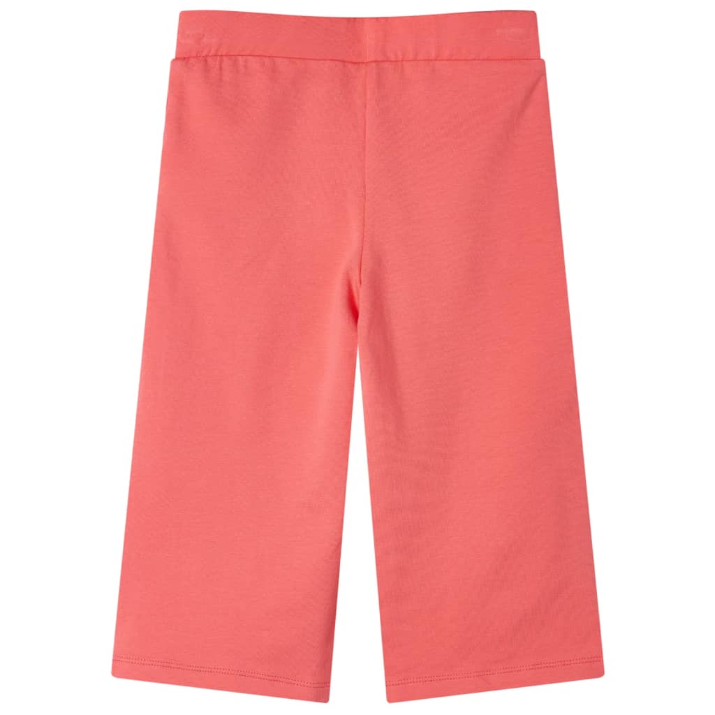 Vidaxl kinderbroek met wijde pijpen 92 koraalkleurig
