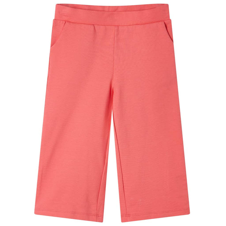 VidaXL Kinderbroek met wijde pijpen 140 koraalkleurig