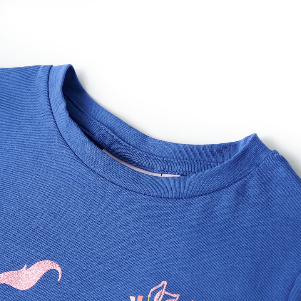 Vidaxl kindershirt 104 kobaltblauw