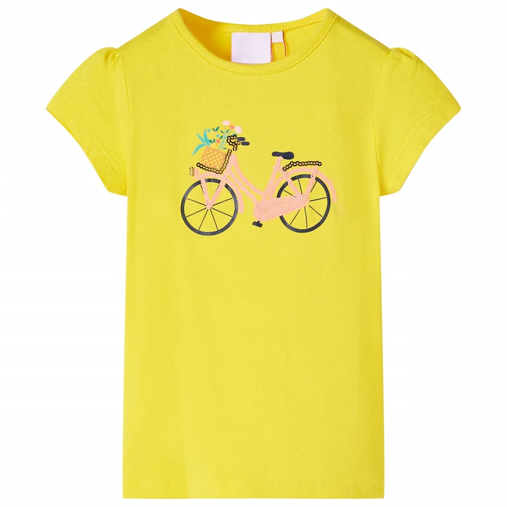 VidaXL Kindershirt 92 geel