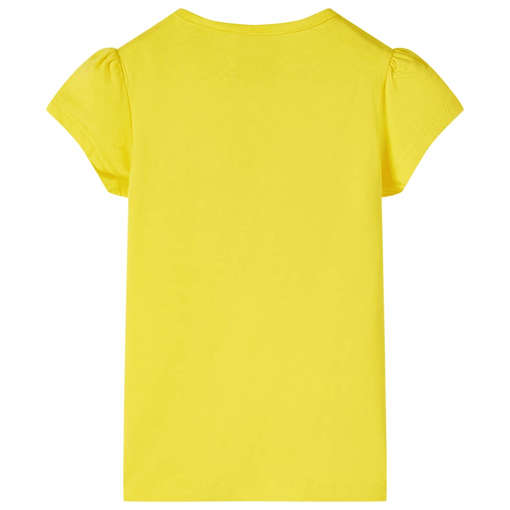 VidaXL Kindershirt 116 geel