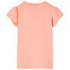 VidaXL Kindershirt 92 neonkoraalkleurig