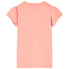 VidaXL Kindershirt 140 neonkoraalkleurig