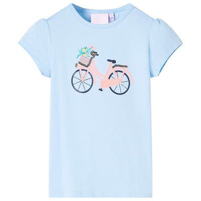 VidaXL Kindershirt 92 lichtblauw