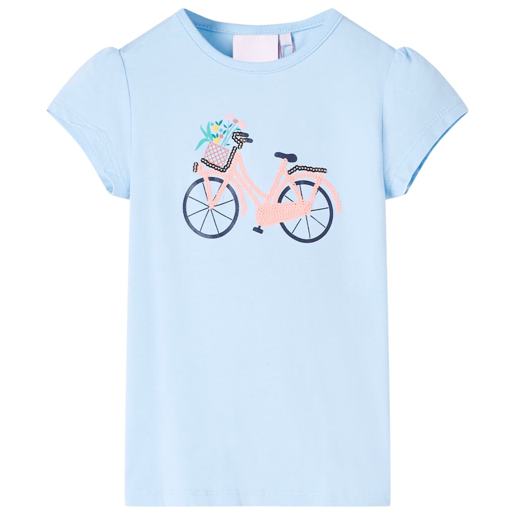 VidaXL Kindershirt 116 lichtblauw